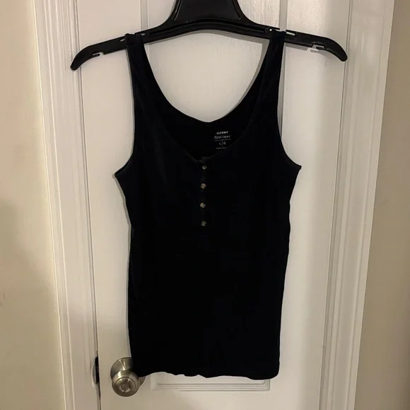 Old Navy Classic Black Tank Top - Picture 1 of 2